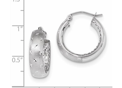 14k White Gold Earrings Style TF1047W - Classique Jewelry Inc.