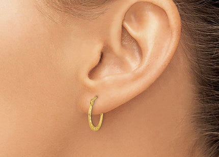 14k Yellow Gold Earrings Style TF1049 - Classique Jewelry Inc.