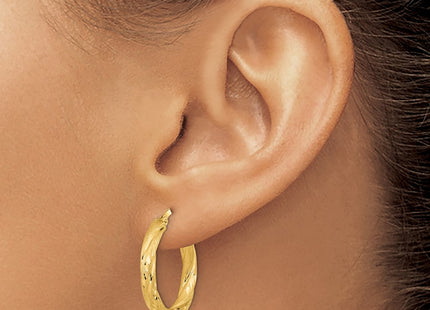 14k Yellow Gold Earrings Style TF1050 - Classique Jewelry Inc.