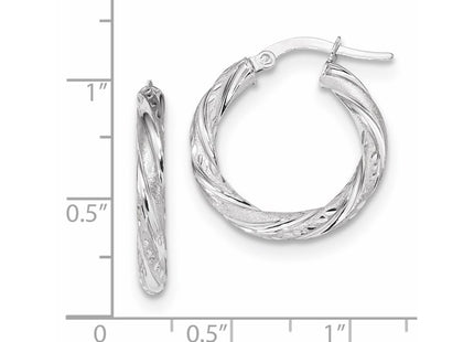 14k White Gold Earrings Style TF1050W - Classique Jewelry Inc.