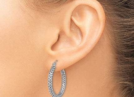 14k White Gold Earrings Style TF1052 - Classique Jewelry Inc.