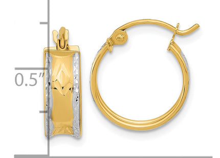 14k Yellow & Rhodium Jewelry Style TF1070 - Classique Jewelry Inc.