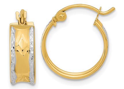 14k Yellow & Rhodium Jewelry Style TF1070 - Classique Jewelry Inc.