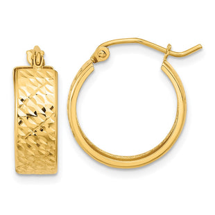 14k Yellow Gold Earrings Style TF1072 - Classique Jewelry Inc.