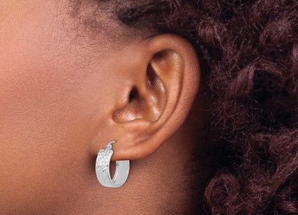 14k White Gold Earrings Style TF1072W - Classique Jewelry Inc.