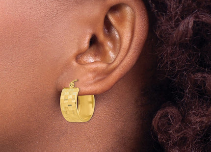 14k Yellow Gold Earrings Style TF1073 - Classique Jewelry Inc.