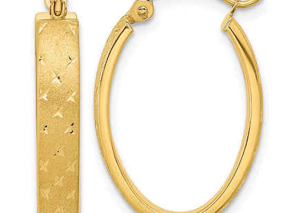 14K gold hoop earrings