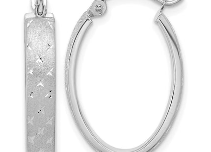 14k White Gold Earrings Style TF1085W - Classique Jewelry Inc.