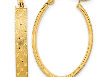14k Yellow Gold Earrings Style TF1086 - Classique Jewelry Inc.