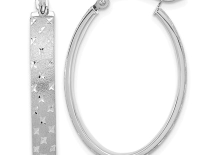 14k White Gold Earrings Style TF1086W - Classique Jewelry Inc.