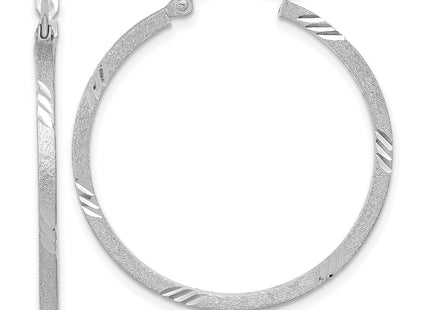 14k White Gold Earrings Style TF1089W - Classique Jewelry Inc.