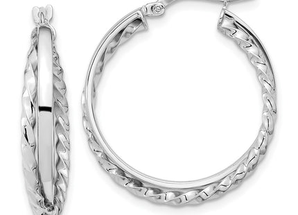 14k White Gold Earrings Style TF1101W - Classique Jewelry Inc.