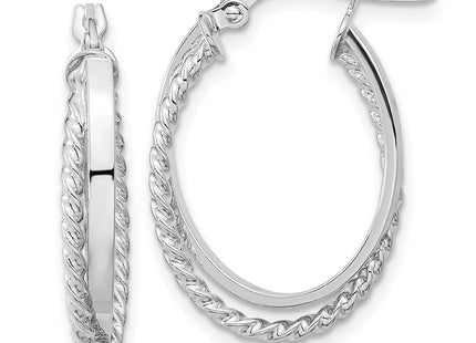 14k White Gold Earrings Style TF1102W - Classique Jewelry Inc.