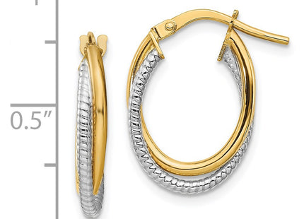 14k Two-tone Jewelry Style TF1104TT - Classique Jewelry Inc.