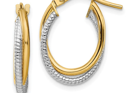 14k Two-tone Jewelry Style TF1104TT - Classique Jewelry Inc.