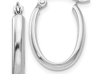 14k White Gold Earrings Style TF113 - Classique Jewelry Inc.