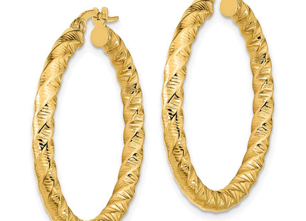 14k Yellow Gold Earrings Style TF1146 - Classique Jewelry Inc.