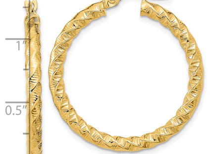 14k Yellow Gold Earrings Style TF1146 - Classique Jewelry Inc.