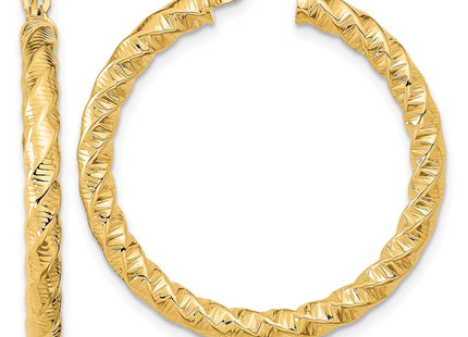 14k Yellow Gold Earrings Style TF1146 - Classique Jewelry Inc.