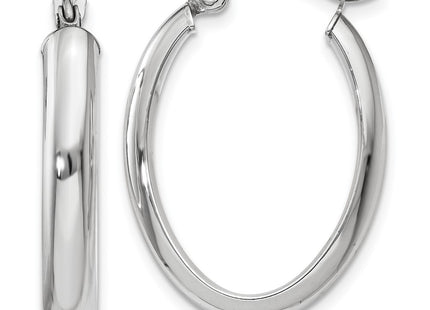 14k White Gold Earrings Style TF115 - Classique Jewelry Inc.