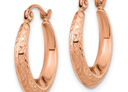 14k Rose Gold Earrings Style TF1206 - Classique Jewelry Inc.