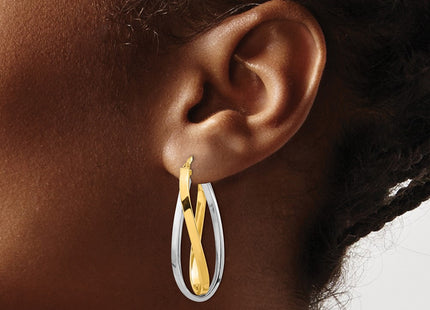 14k Two-tone Jewelry Style TF1236 - Classique Jewelry Inc.