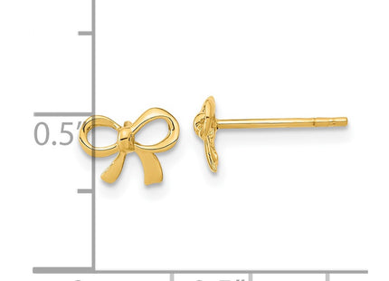 14k Yellow Gold Earrings Style TF1271 - Classique Jewelry Inc.