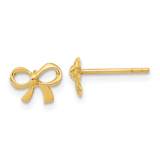 14k Yellow Gold Earrings Style TF1271 - Classique Jewelry Inc.