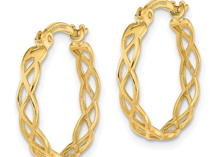 14k Yellow Gold Earrings Style TF1282 - Classique Jewelry Inc.