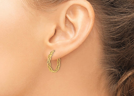 14k Yellow Gold Earrings Style TF1282 - Classique Jewelry Inc.