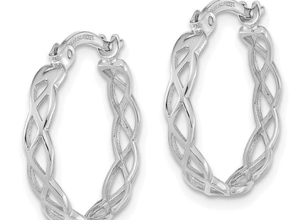 14k White Gold Earrings Style TF1282W - Classique Jewelry Inc.