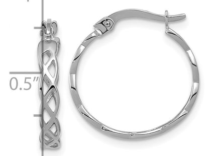 14k White Gold Earrings Style TF1282W - Classique Jewelry Inc.