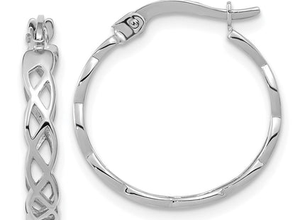 14k White Gold Earrings Style TF1282W - Classique Jewelry Inc.