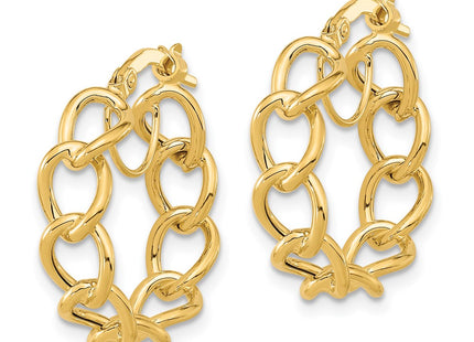 14k Yellow Gold Earrings Style TF1283 - Classique Jewelry Inc.