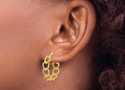 14k Yellow Gold Earrings Style TF1283 - Classique Jewelry Inc.