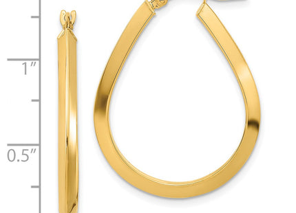 14k Yellow Gold Earrings Style TF1291 - Classique Jewelry Inc.