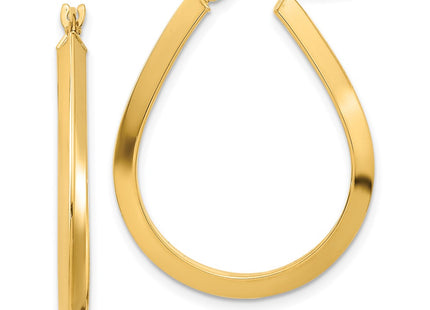 14k Yellow Gold Earrings Style TF1291 - Classique Jewelry Inc.