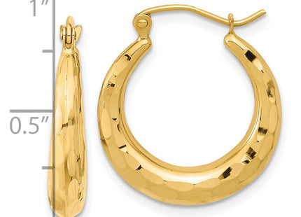 14k Yellow Gold Earrings Style TF1300 - Classique Jewelry Inc.