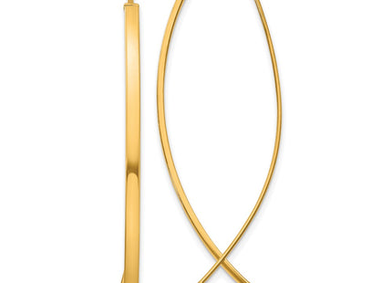 14k Yellow Gold Earrings Style TF1317 - Classique Jewelry Inc.