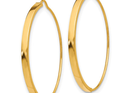 14k Yellow Gold Earrings Style TF1323 - Classique Jewelry Inc.