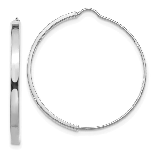 14k White Gold Earrings Style TF1323W - Classique Jewelry Inc.