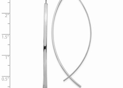 14k White Gold Earrings Style TF1324W - Classique Jewelry Inc.