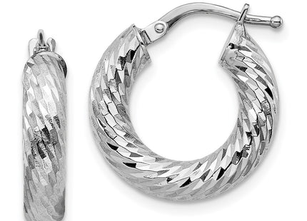 14k White Gold Earrings Style TF1332W - Classique Jewelry Inc.