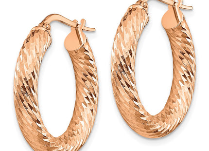 14k Rose Gold Earrings Style TF1333R - Classique Jewelry Inc.