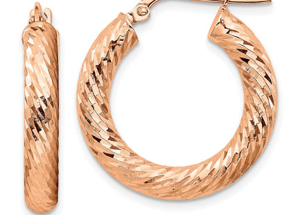 14k Rose Gold Earrings Style TF1333R - Classique Jewelry Inc.