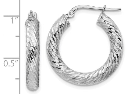 14k White Gold Earrings Style TF1333W - Classique Jewelry Inc.