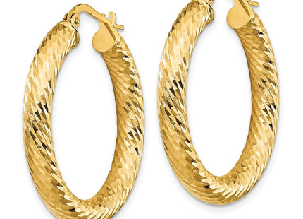 14k Yellow Gold Earrings Style TF1334 - Classique Jewelry Inc.