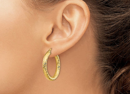 14k Yellow Gold Earrings Style TF1334 - Classique Jewelry Inc.