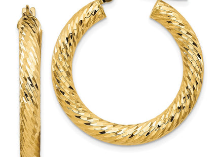 14k Yellow Gold Earrings Style TF1334 - Classique Jewelry Inc.