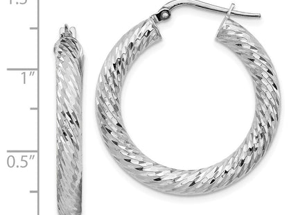 14k White Gold Earrings Style TF1334W - Classique Jewelry Inc.